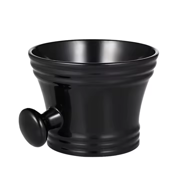 Nuevo Juego de afeitado con cepillo de limpieza para Barba, cuenco de espuma para afeitar, - 1