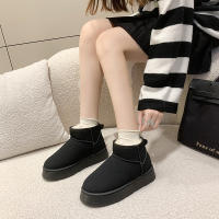 Botas de nieve de suela gruesa para mujer, zapatos de lana de piel de oveja auténtica, con plataforma de lujo, novedad de invierno, 2023 - details 21