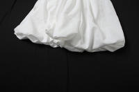 BUNO-vestido acampanado con cuello en V para mujer, plisado, tendencia verano 2025, ajustado, liso, de retazos, para fiesta, temperamento, vacaciones, Mini ceñido - details 14