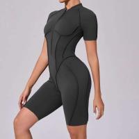 Monos Deportivos de Yoga Fiess Mangas Cortas, Espalda Abierta, Talla Única para Mujeres - details 28