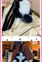 Muñeca muñeca de tela de felpa juguete cumpleañera explosión de la misma mochila de gato ragdoll simulada bolsa de gato gordito - details 34