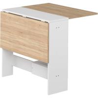 Mesa Plegable Contemporánea con 2 Solapas Plegables, Tablero de Partículas de Melamina, 103 x 76 x 73.4 cm - details 4