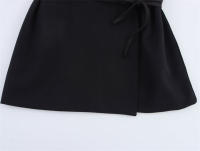 Pantalones Amplios Estilo Kimono con Cinturón Moda Casual Europea Americana para Mujeres - details 7