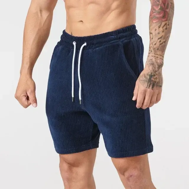 Pantalones cortos deportivos transpirables de secado rápido para hombre, pantalones de playa, baloncesto, entrenamiento - 1