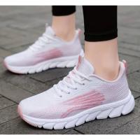 Zapatillas de correr transpirables para mujer 2025 Zapatos deportivos casuals para hombres y mujeres Zapatos blancos de suela suave para parejas - details 7