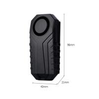 Alarma recargable tipo C para bicicleta, sistema antirrobo, resistente al agua IP65, 113dB, Control remoto, búsqueda, recordatorio inalámbrico - details 8