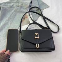 Bandolera mensajero de cuero de PU elegante, bolso bandolera de Color sólido, bolso de mano para mujer - details 18