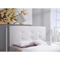 140x60 cm Blanco, para Cama de 135 cm, Acolchado con Espuma, 8 cm de Grosor, Incluye herrajes para Colgar - details 4