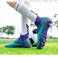 Zapatos de fútbol de alta calidad para hombre, botas de fútbol profesionales FG/TF, tacos antideslizantes ultraligeros para exteriores, zapatillas de tobillo de entrenamiento - details 15