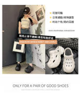 Zuecos de verano para mujer, ropa para exteriores, sandalias antideslizantes de EVA medio envueltas para mujer, zapatillas de punta cerrada para hombre - details 0