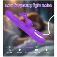 Juguetes Sexuales Vibrador Telescópico en Forma de Conejo para Mujer Vibrador de Doble Choque de Punto G Simulador de Pene para Hombres - details 7
