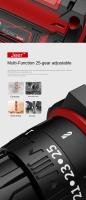 Taladro inalámbrico Naughty Bird 40N. M 25+1 Velocidad dual para battería Herramienta de potencia eléctrica Adecuado para mejoras del hogar y herramientas rotativas - details 9