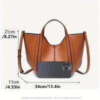 Elegante Bolso de Mano Minimalista Bolso Cruzado Versátil con Cierre Magnético - details 4