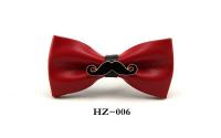 Pajarita de mariposa de PU para hombre, lazo de bigote de Metal, corbatas para caballero y adulto, fiesta de noche de boda - details 9