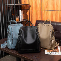 Bolso de hombro para mujer, versión coreana, versátil, a la moda, mochila de cuero PU suave de gran capacidad, doble uso - details 19