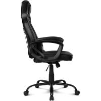 DR50 - Silla Gaming Profesional, Polipiel, reposabrazos Acolchados, pistón Clase 4, Asiento basculante, Altura Regulable, cojín Lumbar, Color Negro - details 4
