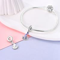 Abalorios de Zirconia Color Morado 925 Plata Esterlina para Joyería Original Pulsera de Plata 925 con Colores de Pavo Real - details 2