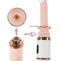 Control remoto Calefacción Telescópico Automático Hine Auto Masturbación Pistola Dildo Vibrator Juguetes Sexuales Para Mujeres Masturbador - details 4
