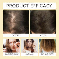 HOEGOA Nutre el Cabello Encrespado, Suaviza y Aclara, Masajea con Aceite Esencial para el Cuidado del Cabello - details 8