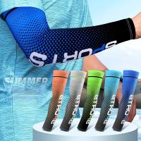 2 piezas de Mangas Deportivas Refrescantes para Brazos - Protección UV, Nailon Transpirable para Golf, Ciclismo, Correr y Conducir - Unisex, Opciones Multicolor (Naranja, Verde, Azul, Negro y Más), Lavado a Mano o Limpieza en Seco - details 1