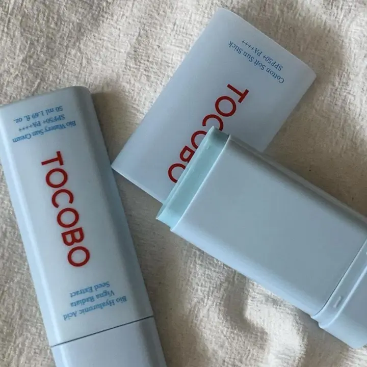 Protector solar Original de Corea, Control de aceite, algodón refrescante, palo solar suave SPF 50 +, esencia de sentido del agua, protector solar, corrector Natural - 1