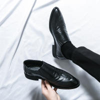 Zapatos de Negocios Formales de Cuero Vintage Británico Cómodos y Transpirables con Tacón Bajo - details 10