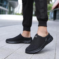 Zapatos de Malla Transpirable para Hombres en Verano Zapatillas Casuales de Gran Tamaño con Suela Suave y Diseño Hueco - details 12