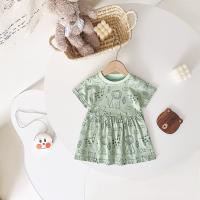 Vestido de algodón para niñas, ropa de bebé, falda de dibujos animados, verano - details 2