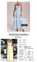 Vestido de noche elegante de manga corta de color sólido Ropa de mujer - details 4