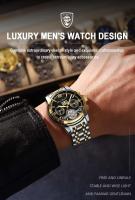 Reloj de Pulsera Mecánico Automático de Lujo Premium Acero Inoxidable, Resistente al Agua, Luminoso con Fecha - details 3
