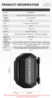 Ordenador de Bicicleta ROCKBROS ANT+ Sensibilidad de Velocidad Impermeable para Ciclismo en Montaña con GPS para GARMIN Bryton XOSS Accesorios de Bicicleta - details 2