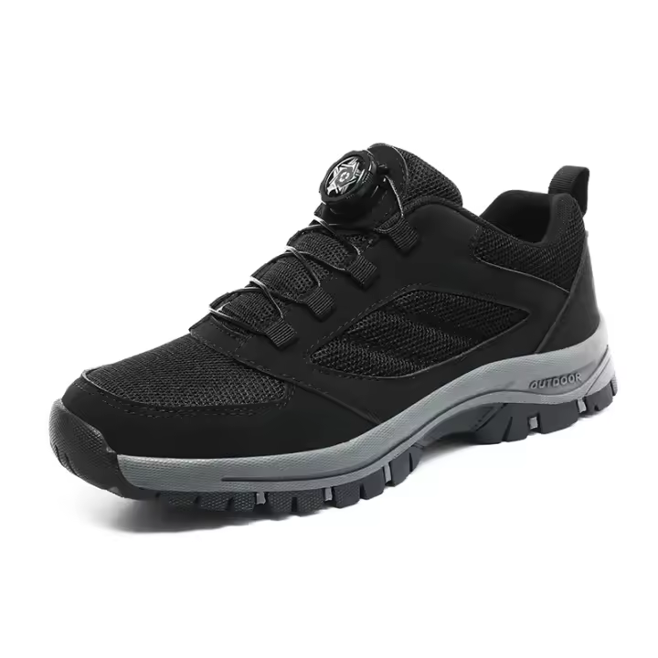 Zapatillas Deportivas para Hombre Botas de Senderismo con Hebilla Giratoria Color Sólido - 1