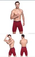 Calzoncillos Bóxer Largos para hombre, ropa Deportiva de algodón, paquete de 4 o 3 - details 6