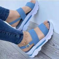 Sandalias de tacón de cuña de verano para mujer - details 6
