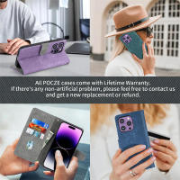 Flip para OPPO Reno13 Pro 5G Funda de cuero para teléfono Protección de cuerpo completo [Bloqueo RFID] Funda tipo billetera - details 2