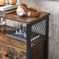 Estante de Almacenamiento Ajustable de Acero Estilo Industrial para Sala de Estar Cocina - details 7