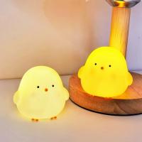 Lindo pollo iluminación suave pequeña luz nocturna lámpara de noche decoración dormitorio atmósfera luz niña niños regalo - details 0