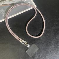 Cordón colgante con purpurina y diamantes de imitación para teléfono, cadena cruzada de estilo largo, cuerda para teléfono móvil, cadena de lujo antipérdida para teléfono móvil - details 5