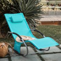 jardín Mecedora con reposapiés Tumbona ergonómica Negro OGS28-SCHx2 ES - details 79