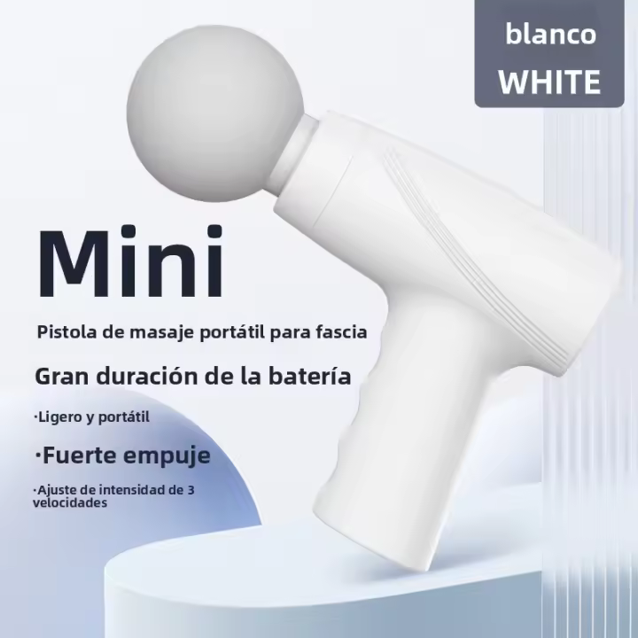 Nueva Mini pistola de fascia USB portátil para el hogar, pequeña pistola de masaje de relajación muscular, masajeador de fitness, regalo - 1