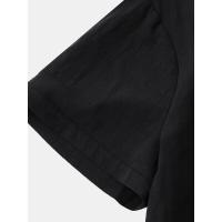 Camisa con botones de manga corta de lino y algodón de estilo chino para hombre, 2023 - details 10