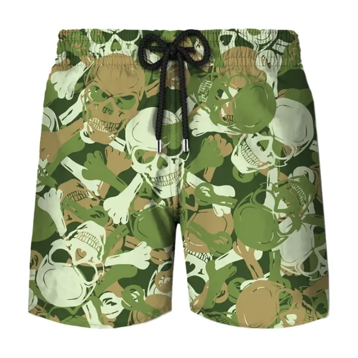 Pantalones cortos informales de gran tamaño con estampado de camuflaje 3D para hombre y mujer, moda de verano, pareja - 1