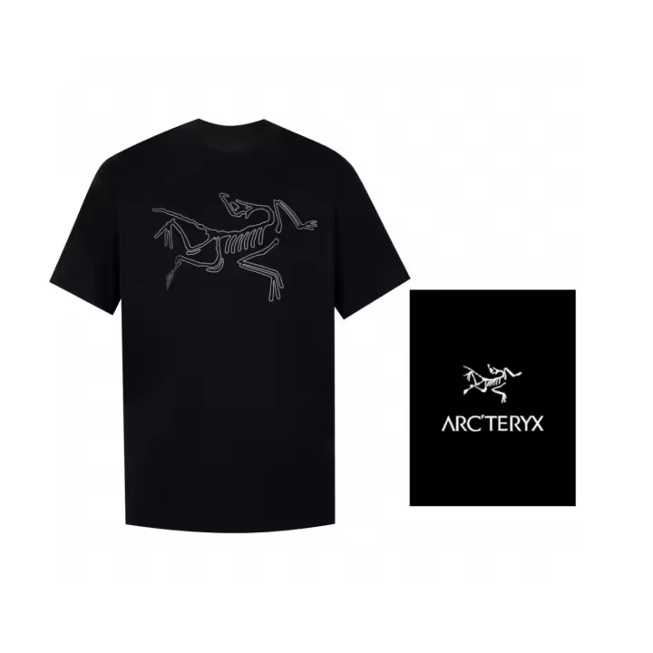Camisa de manga corta con logotipo frontal de moda de verano de alta calidad, camiseta holgada de algodón puro para hombre, nuevo accesorio de camisa informal estilo pareja - 1