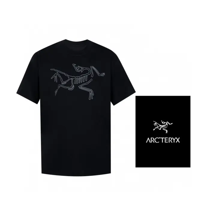 Camisa de manga corta con logotipo frontal de moda de verano de alta calidad, camiseta holgada de algodón puro para hombre, nuevo accesorio de camisa informal estilo pareja - 1