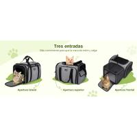 Transportin Gato Perro Pequeño Extensible