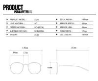 Gafas de Sol Anti Luz Azul de Moda 2025 Unisex Personalizadas con Perlas Alta Comodidad - details 3