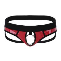 Bolso inflable saro sexy para hombre, ropa interior de látex, camisola, espalda en forma de T, corsé ajustado con letras impresas, tanga, - details 8