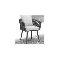 Conjunto de Jardín Exterior de Acero Sillas de Terraza con Almohadillas Gruesas - details 5