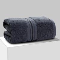 Toalla de baño absorbente para hombre y mujer, toalla suave de algodón egipcio para el hogar, color gris, aumenta el engrosamiento - details 2