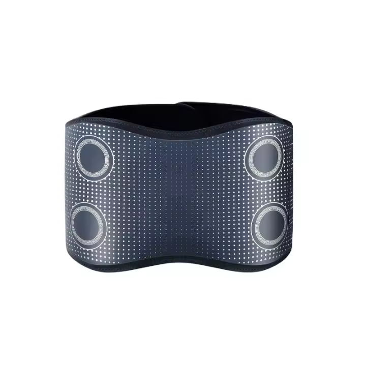 Cinturón de masaje vibratorio eléctrico, cinturón de masaje con calefacción Lumbar inflable, entrenador de cintura gris, moldeador, cuidado Personal de la salud - 1